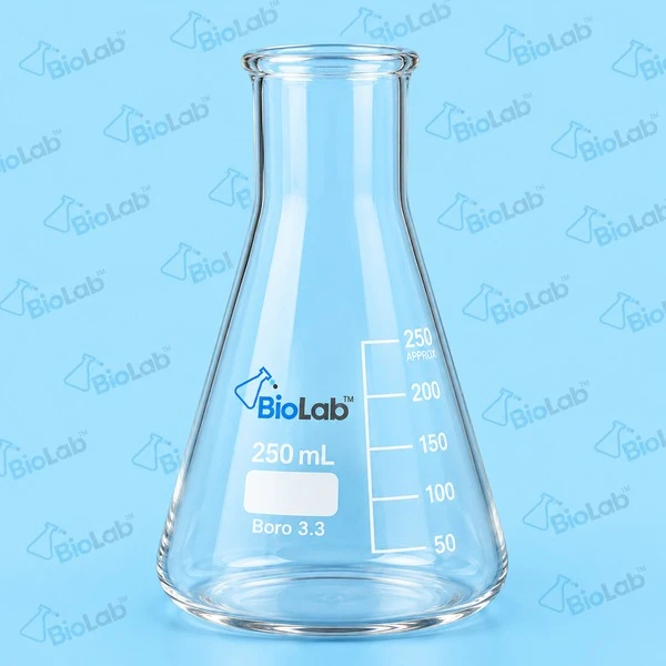 Borosilicate Glass Conical Flask-250ML by BioLab Scientific Pvt Ltd